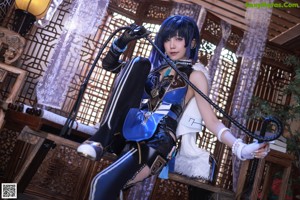 水淼aqua Cosplay 夜兰 Yelan