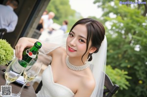 A close up of a woman with long black hair.